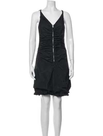 Pre-owned D&g Late 2000's - Early 2010's Mini Dress In Black