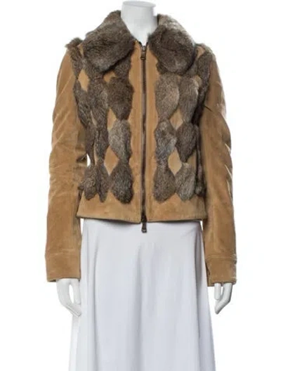 Pre-owned D&g Late 2000's - Early 2010's Patterned Jacket In Neutrals