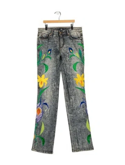Pre-owned D&g Late 2000's - Early 2010's Straight Leg Jeans In Blue