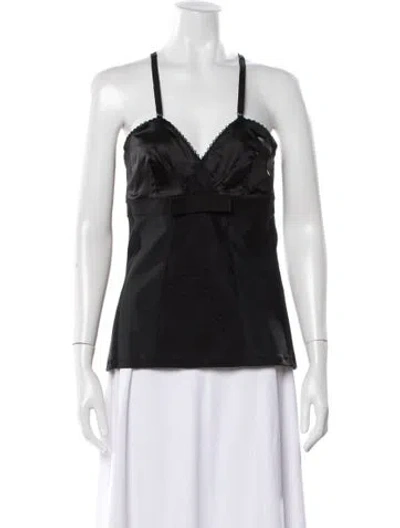 Pre-owned D&g Late 2000's - Early 2010's Top In Black