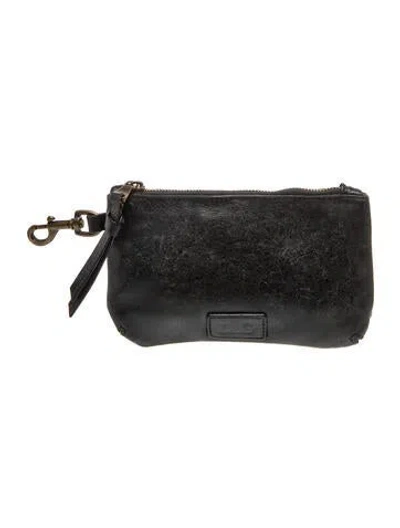 Pre-owned D&g Leather Wallet In Black