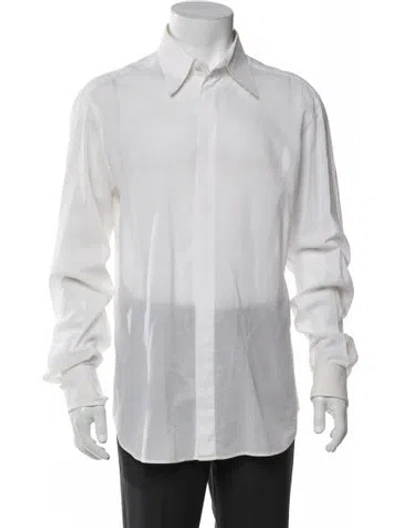 Pre-owned D&g Long Sleeve Dress Shirt In Neutral