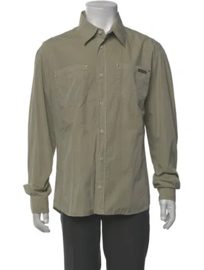 Pre-owned D&g Long Sleeve Shirt In Green