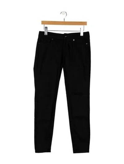 Pre-owned D&g Low-rise Skinny Leg Jeans In Black