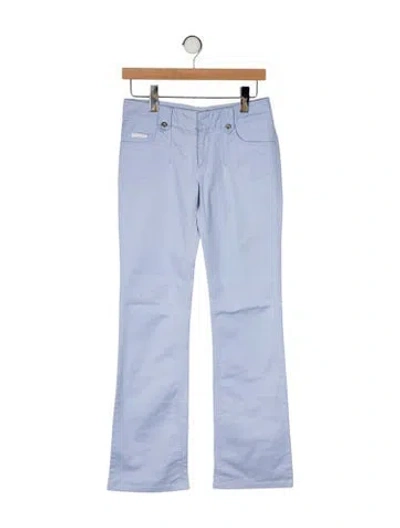 Pre-owned D&g Mid-rise Flared Jeans In Blue