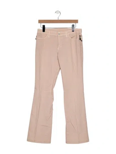 Pre-owned D&g Mid-rise Flared Jeans In Neutral