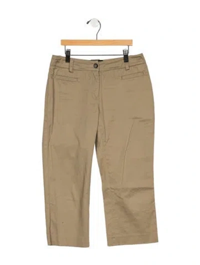 Pre-owned D&g Mid-rise Straight Leg Jeans In Neutral