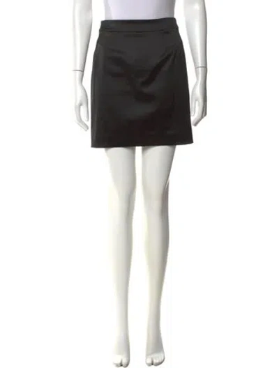 Pre-owned D&g Mini Skirt In Black