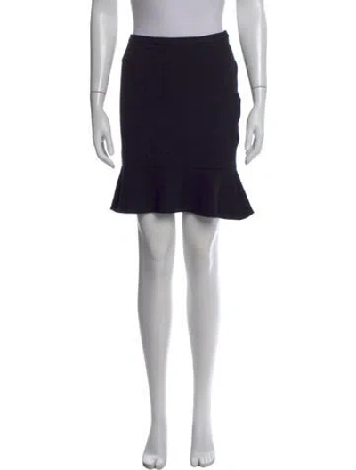 Pre-owned D&g Mini Skirt In Black