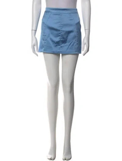 Pre-owned D&g Mini Skirt In Blue