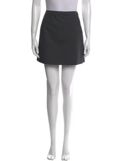Pre-owned D&g Mini Skirt In Gray