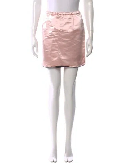 Pre-owned D&g Mini Skirt In Pink