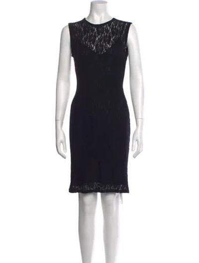Pre-owned D&g Nylon Knee-length Dress In Black