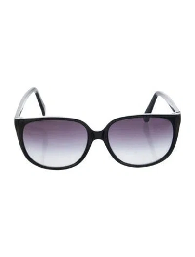 Pre-owned D&g Oversize Gradient Sunglasses In Black
