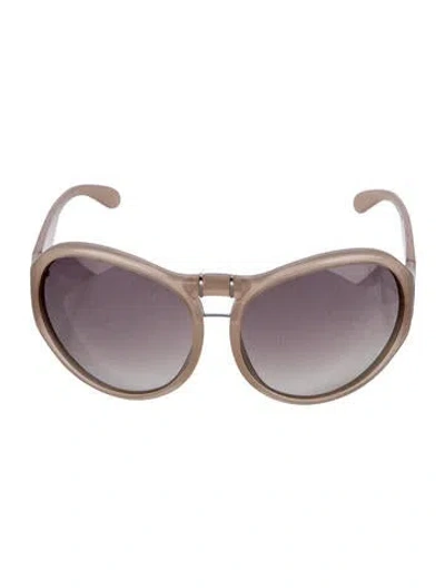 Pre-owned D&g Oversize Gradient Sunglasses In Neutral