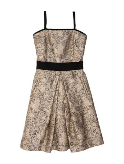 Pre-owned D&g Paisley Print Mini Dress In Multi