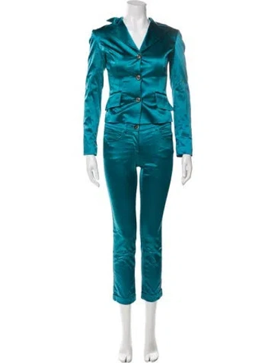 Pre-owned D&g Pantsuit In Blue