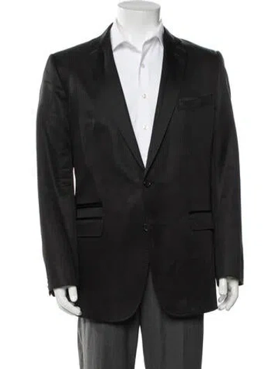 Pre-owned D&g Patterned Blazer In Grey
