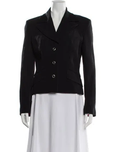 Pre-owned D&g Pink Lining Blazer In Black