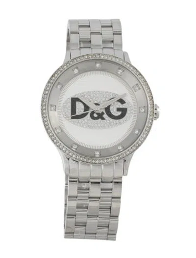 Pre-owned D&g Prime Time Watch, 46mm In Multicolor
