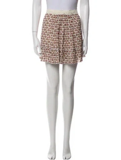 Pre-owned D&g Printed Mini Skirt In Multi