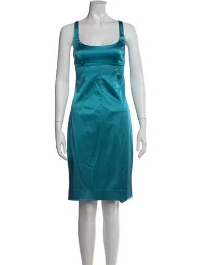 Pre-owned D&g Satin Knee-length Dress