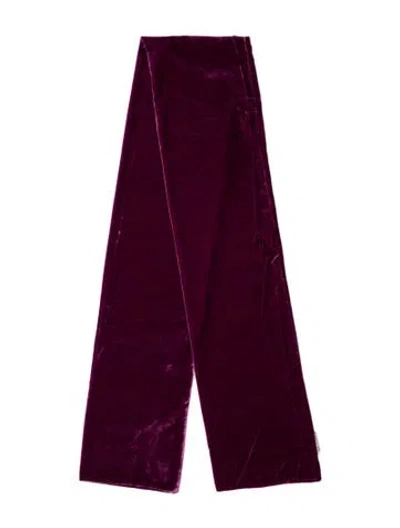 Pre-owned D&g Scarf In Purple