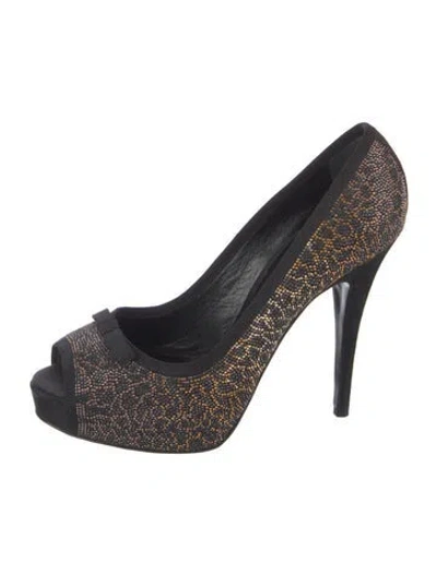 Pre-owned D&g Sequins Patterned Pumps In Multi