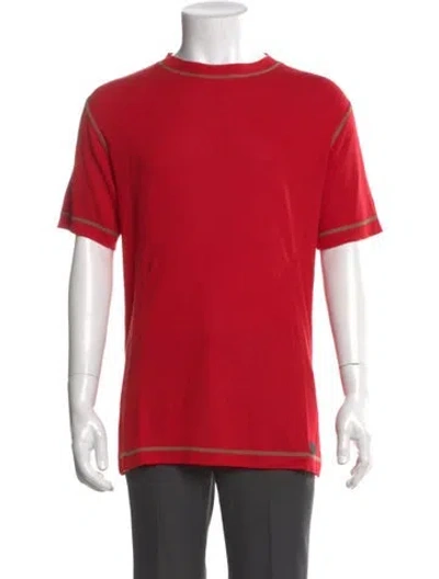 Pre-owned D&g Short Sleeve Shirt In Red
