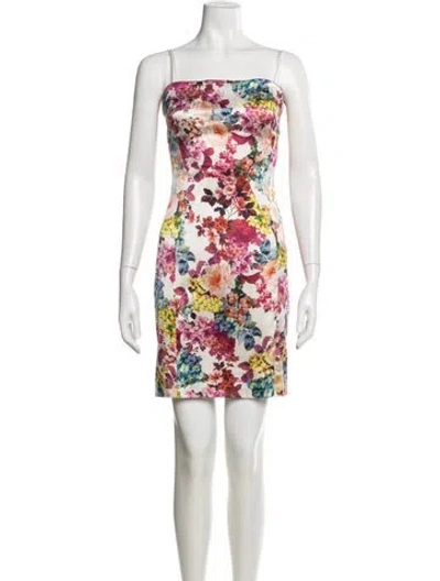 Pre-owned D&g Silk Mini Dress In Pink