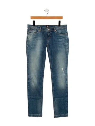 Pre-owned D&g Skinny Jeans In Blue