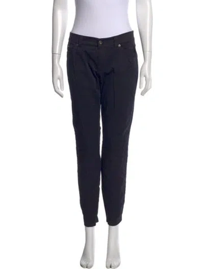 Pre-owned D&g Skinny Leg Pants In Black