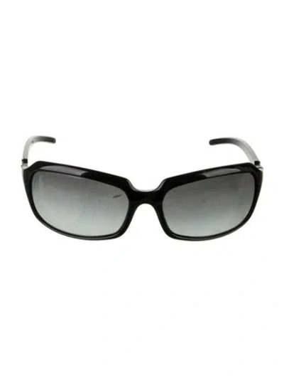 Pre-owned D&g Square Gradient Sunglasses In Black