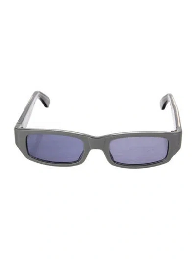 Pre-owned D&g Square Tinted Sunglasses In Gray