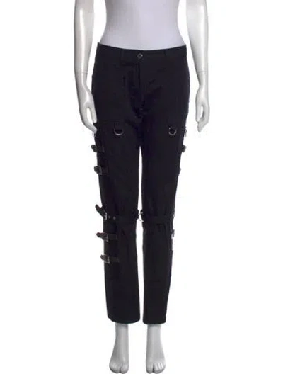 Pre-owned D&g Straight Leg Pants In Black