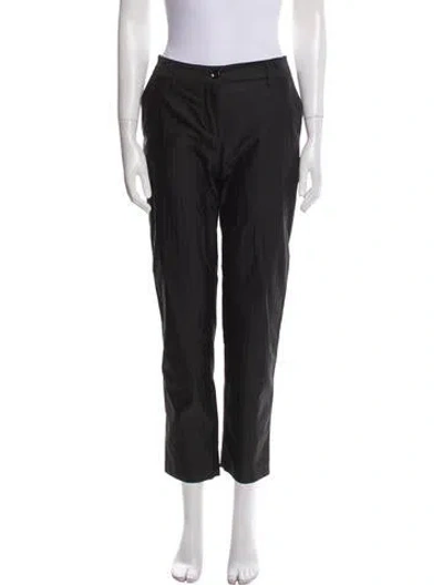 Pre-owned D&g Straight Leg Pants In Black