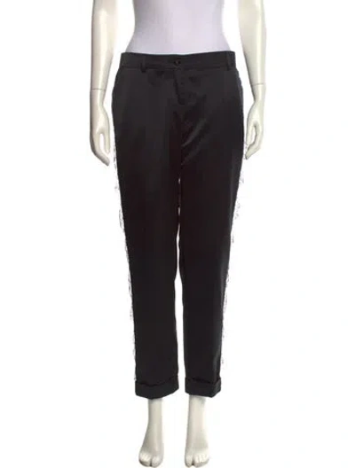 Pre-owned D&g Straight Leg Pants In Black