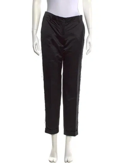 Pre-owned D&g Straight Leg Pants In Black