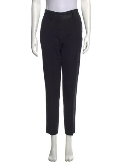 Pre-owned D&g Straight Leg Pants In Black