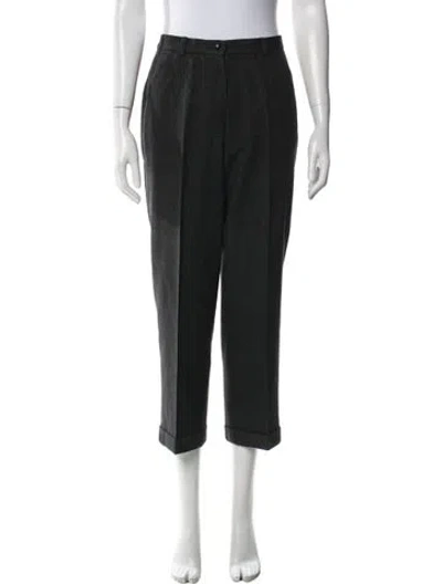 Pre-owned D&g Straight Leg Pants In Black