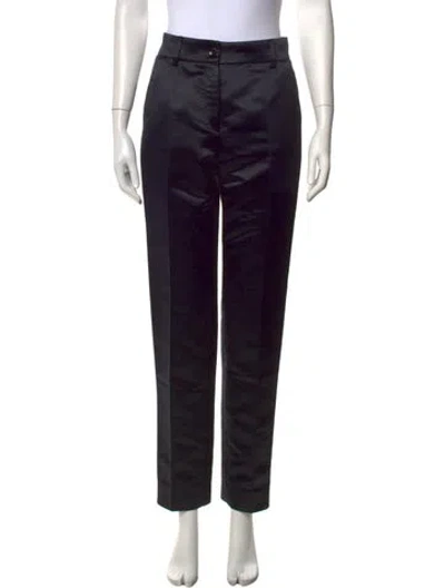 Pre-owned D&g Straight Leg Pants In Black