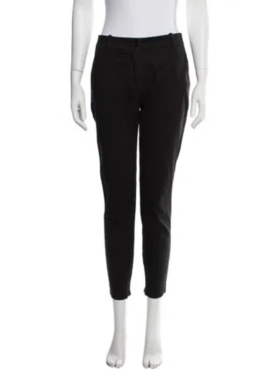 Pre-owned D&g Straight Leg Pants In Black/blue