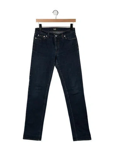 Pre-owned D&g Straight Leg Pants In Blue
