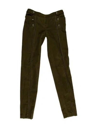 Pre-owned D&g Straight Leg Pants In Green
