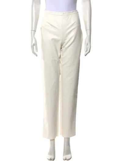 Pre-owned D&g Straight Leg Pants In Neutrals