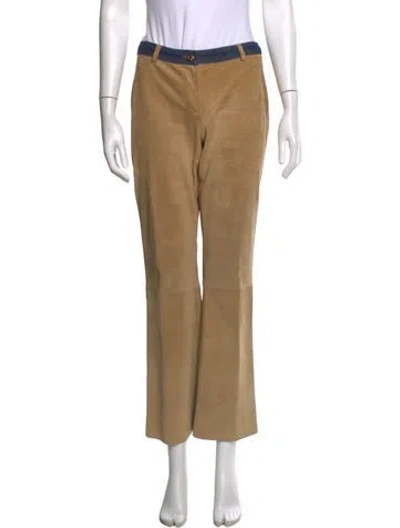 Pre-owned D&g Straight Leg Pants In Neutrals
