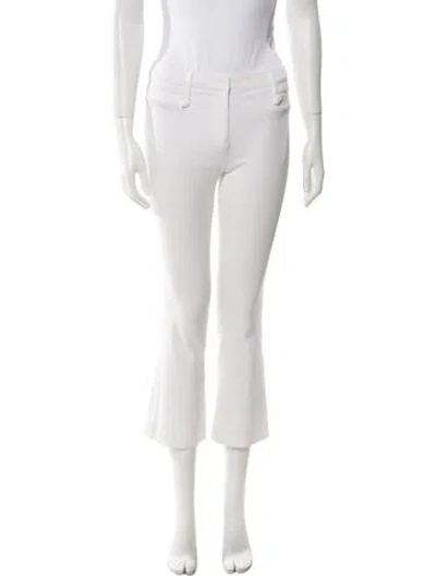 Pre-owned D&g Straight Leg Pants In White