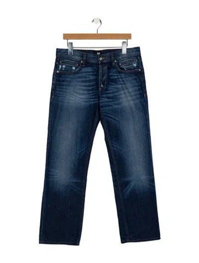 Pre-owned D&g Straight-leg Jeans In Blue