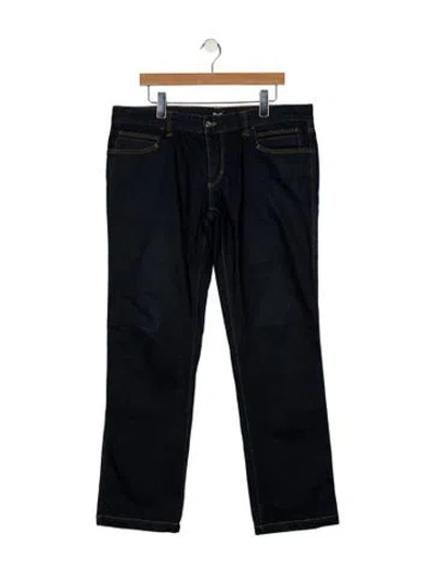 Pre-owned D&g Straight-leg Jeans In Blue