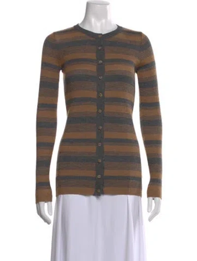 Pre-owned D&g Striped Crew Neck Sweater In Multi